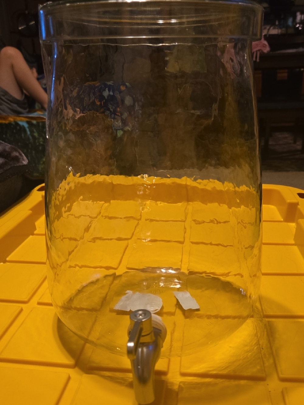 Threshold Clear Beverage Dispenser with Silver Spigot